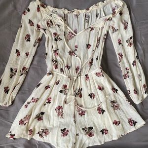 White floral romper from alterd state